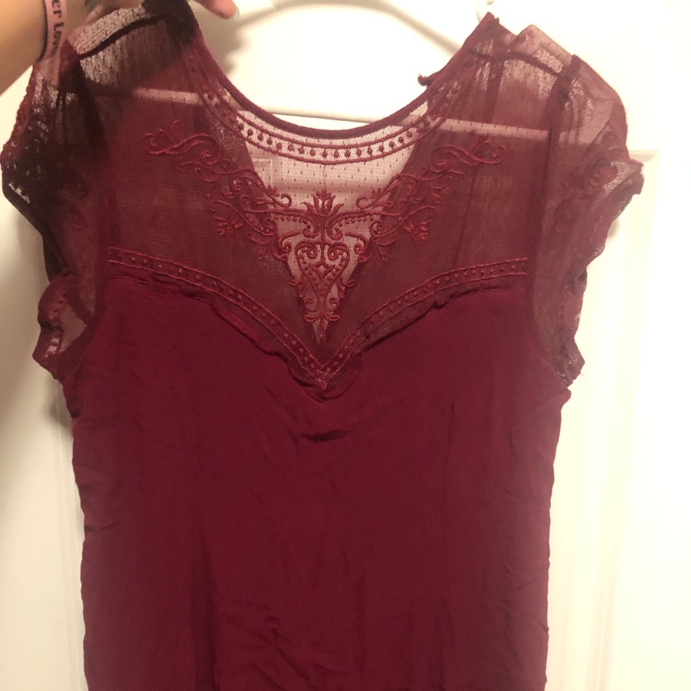 Maurices lace top short dress